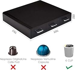 Amazon Basics Coffee Pod Storage Drawer for K-Cup