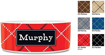 Personalized Dog or Cat Food Water Bowl With Name, Monogram Pet Lover, Design Your Own