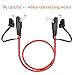 YETOR Ring Terminal Harness, SAE Battery Extension Cable with 3.28FT 16AWG,10A Protection Fuse SAE Connector for Motorcycle Cars.(100CM)