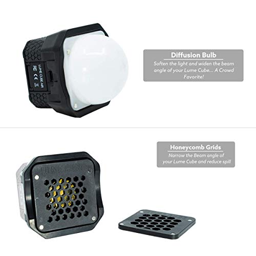 Lume Cube AIR Lighting Bundle - Magnetic LED Light for Photo, Video, and Content Creation, Waterproof On-Camera LED with DSLR Camera Mount and All Gels and Diffusers - Thumbnail 3