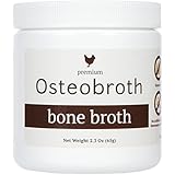 Osteobroth, Chicken Bone Broth Powder, Collagen and Chondroitin, Low Sodium