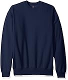 Hanes Men's EcoSmart Fleece Sweatshirt, Navy, 3XL