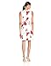 Anne Klein Women's Printed Scuba Seamed Fit and Flare Dress