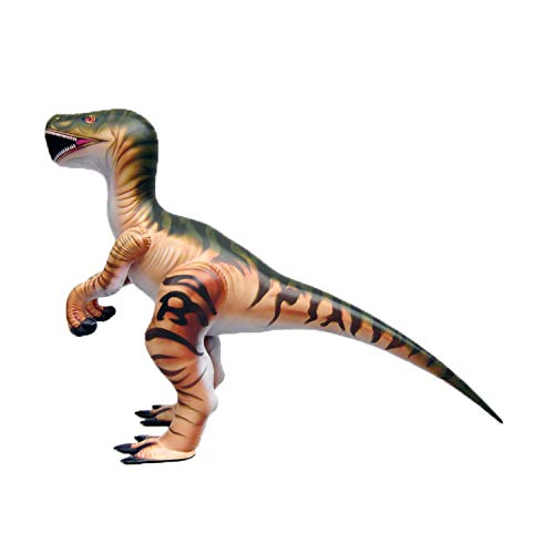 Jet Creations 51 inch Inflatable Plush Velociraptor Raptor, Dinosaur World Jurassic Room DÃ©cor Part - //medicalbooks.filipinodoctors.org