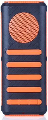Aedon 3 in 1 Bluetooth Speaker 7800mAh, Protable Power Bank Wireless Speaker, External Battery Charger Built-in 3 LED Flashlight, for Home Outdoor Travel Use (Orange)