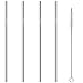 Metal Straws, Stainless Steel Straws, Reusable Drinking Straws, 8.5 inch Straight Metal Drinking Straw for 20 oz Tumblers Cups Mugs, Cleaning Brush Included