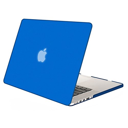 Mosiso Plastic Hard Case Cover Only for [Previous Generation] MacBook Pro Retina 15 Inch (Model: A1398) No CD-ROM, Royal Blue
