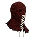 WeizhaonanCos BrightBurn Red Mask Hood Knitted Kids Scary Full Head Mask Halloween Party Cosplay Props