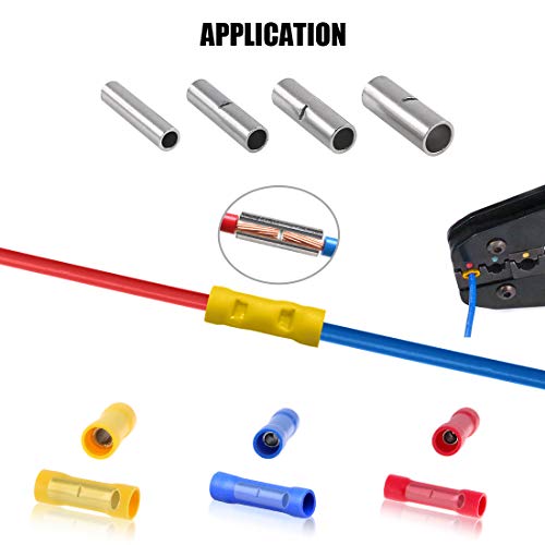 4 Glarks+Non+Insulated+Connectors+Assortment+Uninsulated
