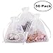 Foxnovo Organza Drawstring Gift Bags (50Pcs -13x18cm)