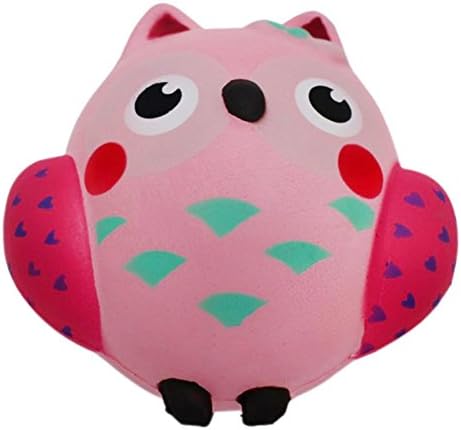 Squishy Slow Rising Owl, TopRay Jumbo Squishys Hand Wrist Toy Stress Relief Squeeze Toy