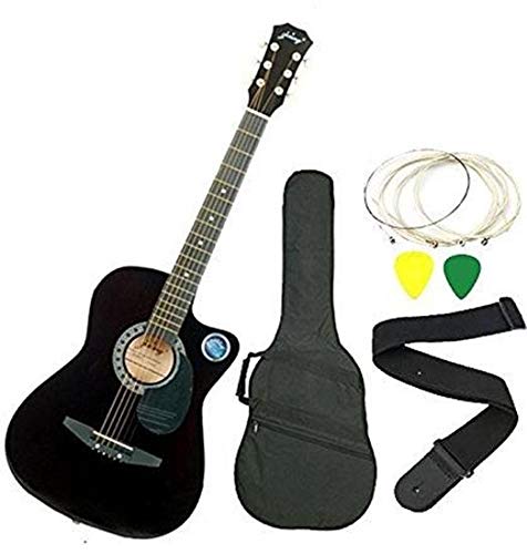 Jixing JXNG 6 Strings Acoustic Guitars(Black)