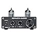 SENUCN-AUDIO Tube-T1 Preamplifier, 6J1 Vacuum Tube Amplifier Buffer Mini Hi-Fi Stereo Preamp with Treble & Bass Tone Control for Home Audio Player