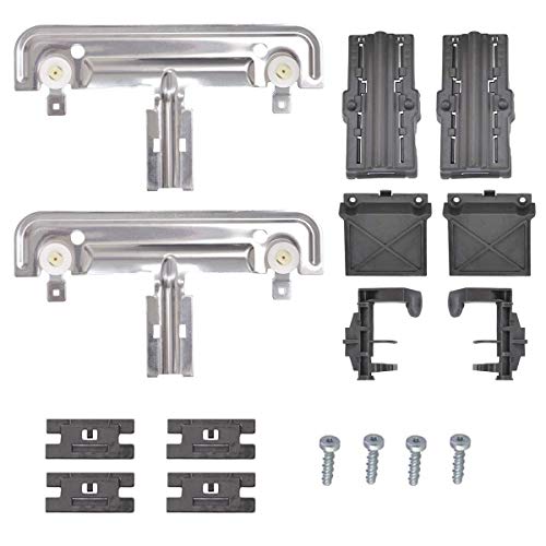 Siwdoy W10712395 Dishwasher METAL Rack Adjuster Kit Compatible with