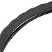 BDK Black Genuine Leather Steering Wheel Cover Large 15.5 to 16 inch