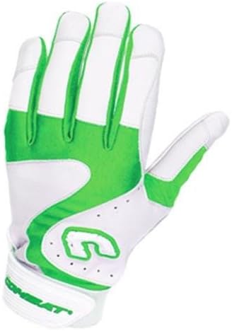 youth green batting gloves