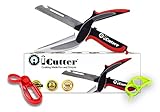 iGear iCutter Multipurpose Shears Kitchen Cutting Tool (Built in Cutter Board with Chef Knife, Scissors, Fruit Peeler, Bottle Opener, Fish Scalper) Perfect for Picnic As Seen on TV