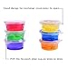 AUNOOL Jelly Cube Slime - Clear Crystal Putty Scented Cube Slime for Kids, Super Soft Non Sticky Stretchy with Special Texture (6 Pack)