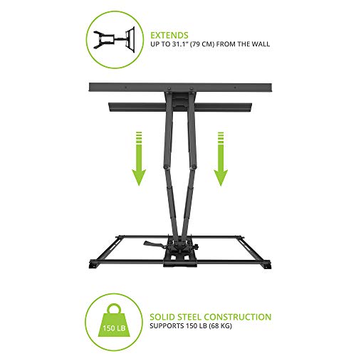 Kanto PX720 Articulating Full Motion TV Wall Mount for 42inch to 100