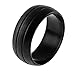 Circle N nCiRCLE Silicone Rings (Black, 10)