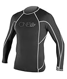 O'Neill Wetsuits Basic Skins Long Sleeve Crew, Black, Large