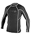 O'Neill Wetsuits Basic Skins Long Sleeve Crew, Black, Large