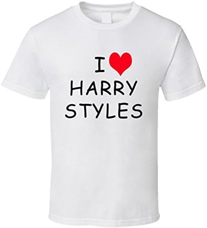 I Love Harry Styles Fan Unisex T-Shirt M White