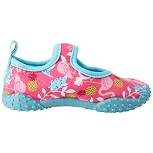 Playshoes Unisex Kinder Aquaschuhe Aqua-Schuhe Flamingo, Türkis Flamingo, 20/21 EU 20 Schnorchelmasken Obermaterial : Netz
Innenmaterial : Ohne Futter
Absatzform : Flach
