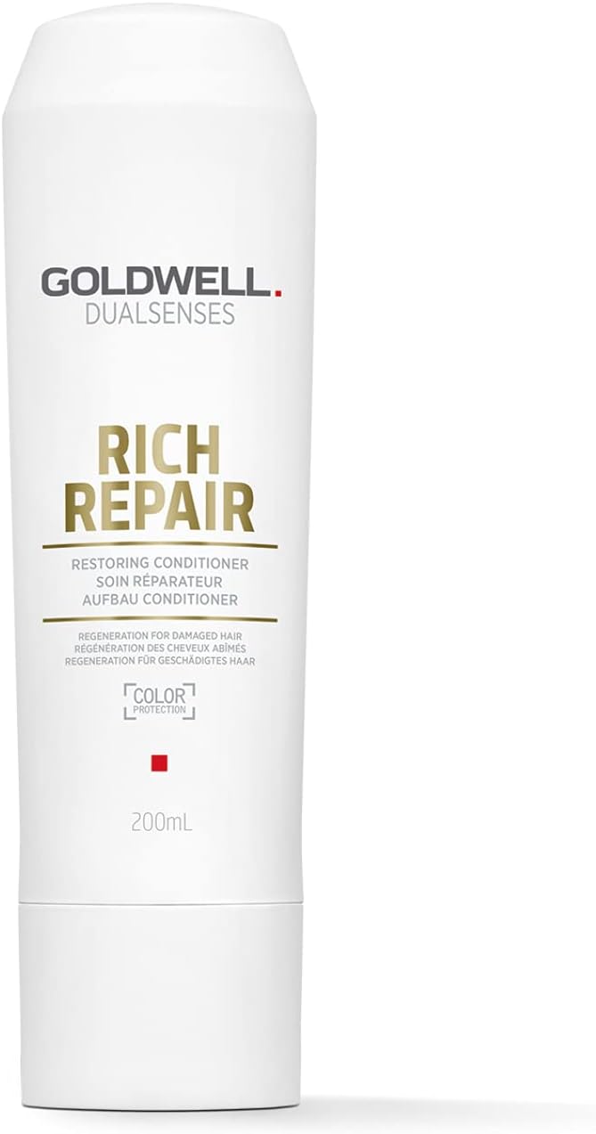 Goldwell Dualsenses Rich Repair Conditioner Dry Damaged Hair 200ml Detangles