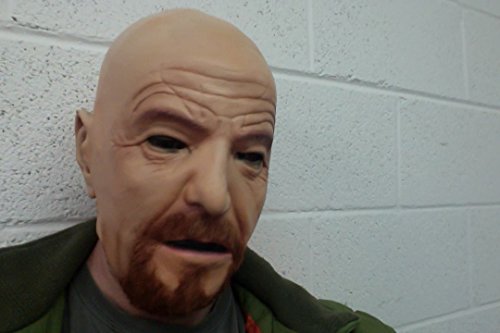 Walter White Mask Latex Heisenberg Halloween Fancy Dress Costume Full Head
