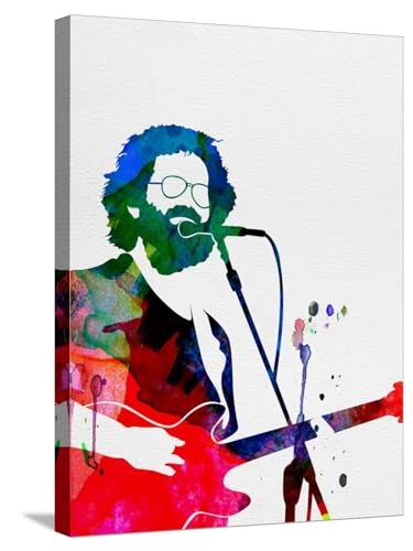 Art.com Stretched Canvas Print Grateful Dead Watercolor by Lana Feldman, 18" x…