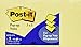 Post-it R350YW Original Canary Yellow Pop-Up Refill, 3 x 5, 12/Pack