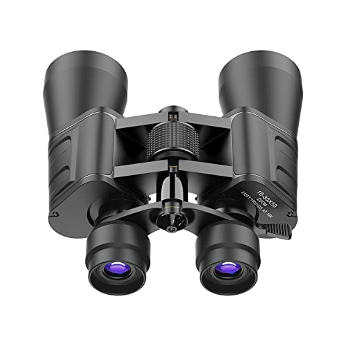 APEXEL 10-30x50 Optical Zoom Binoculars High Performance for Adults, Weak Light, Night Vision, Waterproof, FMC/Prism BAK4 Lens, Professional HD Binoculars for Birdwatching, Concerts