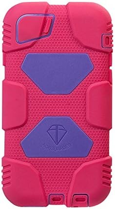 Iphone 6 Case, Aceguarder® New Hot [Shockproof] [Light Weight] [Rainproof] Extreme Duty Screen Protector Cover Case with Stand for Iphone 6 4.7 Inch (Rose/purple)