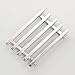 iDesign Steel Self-Draining Kitchen and Bathroom Bar Soap Holder, The Kyoto Collection – 4.25