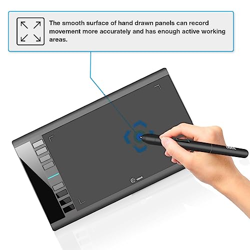 Graphics Drawing Tablets, UGEE M708 10 x 6 inch Large Active Area