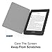 MoKo Case Fits Kindle Paperwhite (10th Generation, 2018 Releases), Thinnest Lightest Smart Shell Cover with Auto Wake/Sleep for Amazon Kindle Paperwhite 2018 E-Reader - Notebook Black