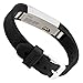 WITHit Silicone Replacement Band for use with Fitbit Alta & Alta HR, Replacement Wristband Compatible with Fitbit Alta & Alta HR - Black
