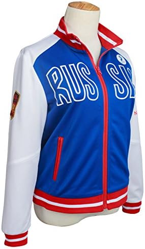 Costhat Women's Outfit Plisetsky Sports Uniform Sportswear Suit Coat Jacket Cosplay Costume