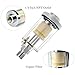 Water Oil Separator - Air Compressor Filter Tools 1/4 inch NPT Inlet and Outlet with Male Adapter for Spray Gun Air Tool by MoArmor