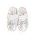 Varsany Hot Pink Bridesmaid Spa Slippers Hen party Wedding Diamante rhinestone crystal hotel slippers