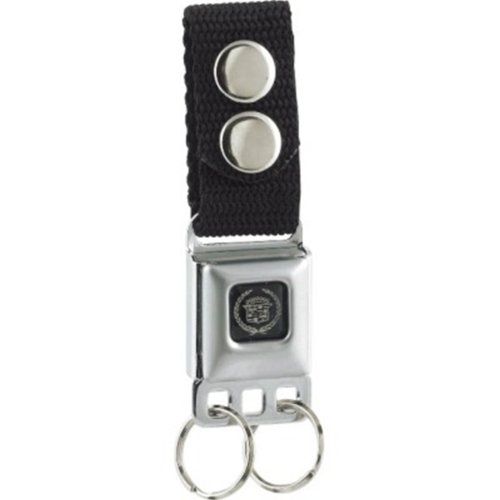 Click Here to See More Images Cadillac Car Logo Seatbelt Style Key Chain.