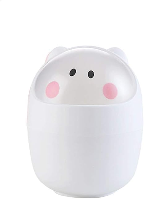 Amazon Timesfriend エイリアン ミニ 面白い キュート メイクアップ オーガナイザー 化粧品ホルダー オフィス デスク 紙廃棄物 ゴミ箱 ゴミ箱 ゴミ箱 ラック 鉛筆入れ ジュエリークリーン ホワイト キッチン用品 オンライン通販