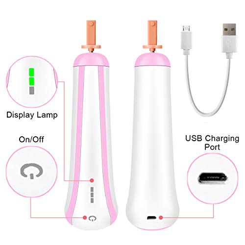 Makeup Brush Cleaner -[Upgrade Version] Three Level Intensity Adjustments Rantizon Automatic Cosmetic Brushes Cleaning Machine with 360 Degree Rotation, Professional Makeup Brush Cleaning Tool - Thumbnail 7