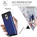 BENTOBEN Case for Galaxy Note 4, Shockproof Hybrid 2 in 1 Hard PC Full Body Soft Bumper Protective Cell Phone Case for Samsung Galaxy Note 4 - Navy Blue
