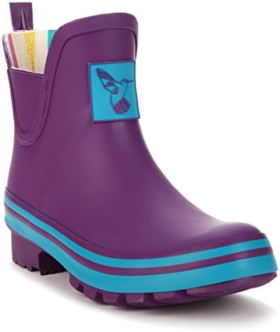 Ankle Wellies (9 B(M) US / UK7/EU40, Purple)