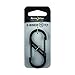 Nite Ize SB3-03-01 Size-3 S-Biner Dual Carabiner, Stainless-Steel, Black