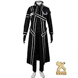 SAO Kirito Cosplay Jacket Coat Costume Suit for Sword Art Online Uniform Version