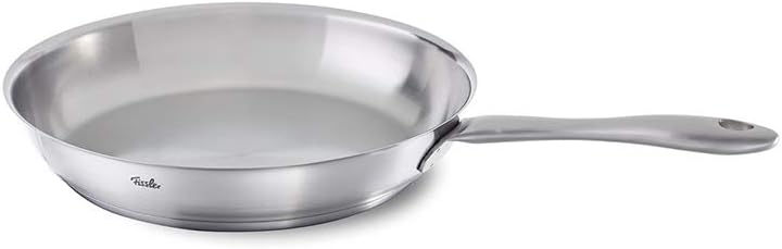 Fissler catania / Edelstahl-Pfanne (Ø 28 cm), unbeschichtete Stielpfanne, Schmorpfanne, ideal zum krossen Braten, alle Herdarten - auch Induktion