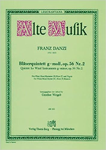 ダンツィ 木管五重奏曲 ト短調 Op 56 2 フルート オーボエ クラリネット ホルン バスーン ロイカルト社 木管楽器アンサンブル Amazon Com Books